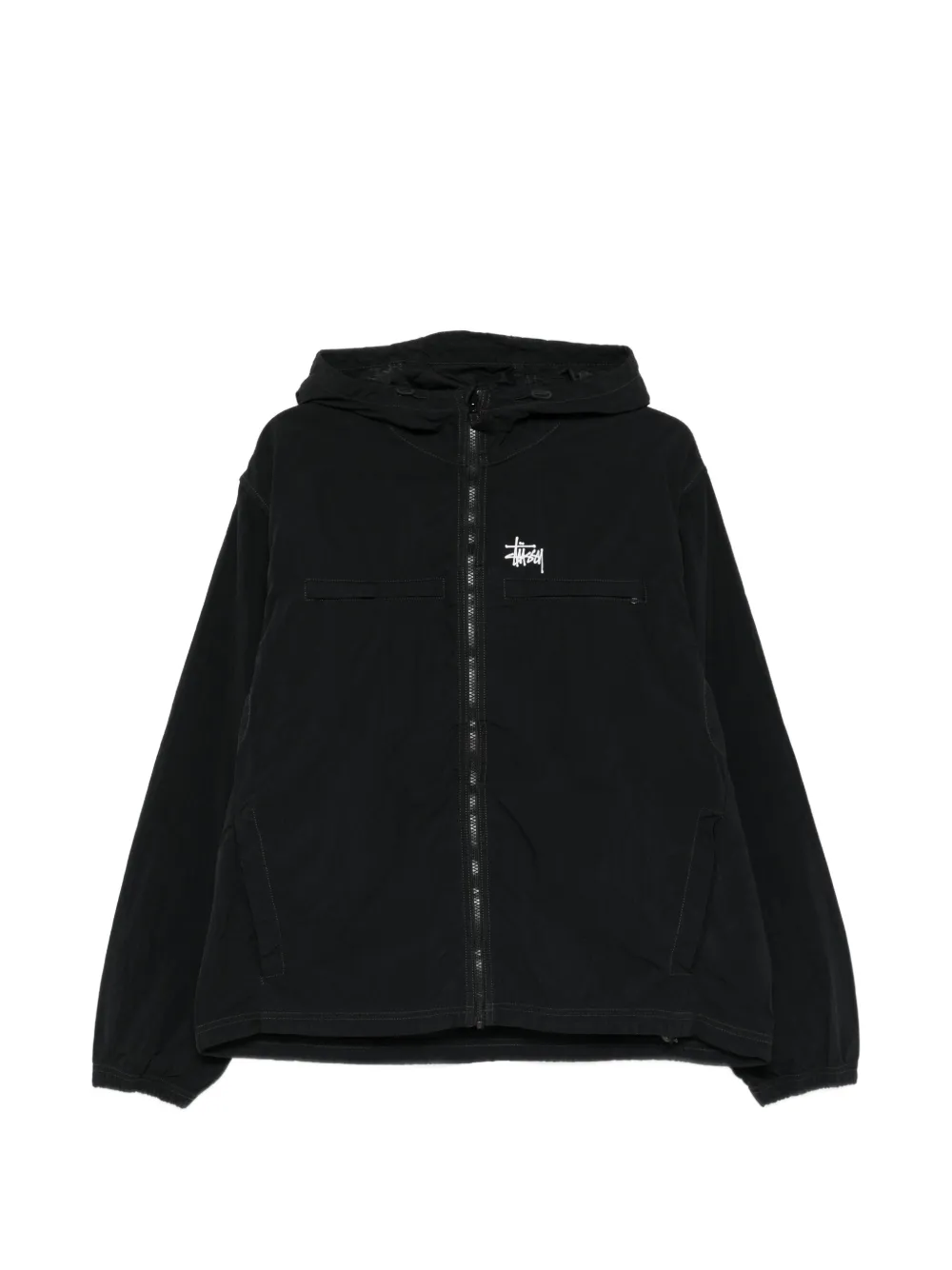 Stüssy hooded zip jacket - Nero