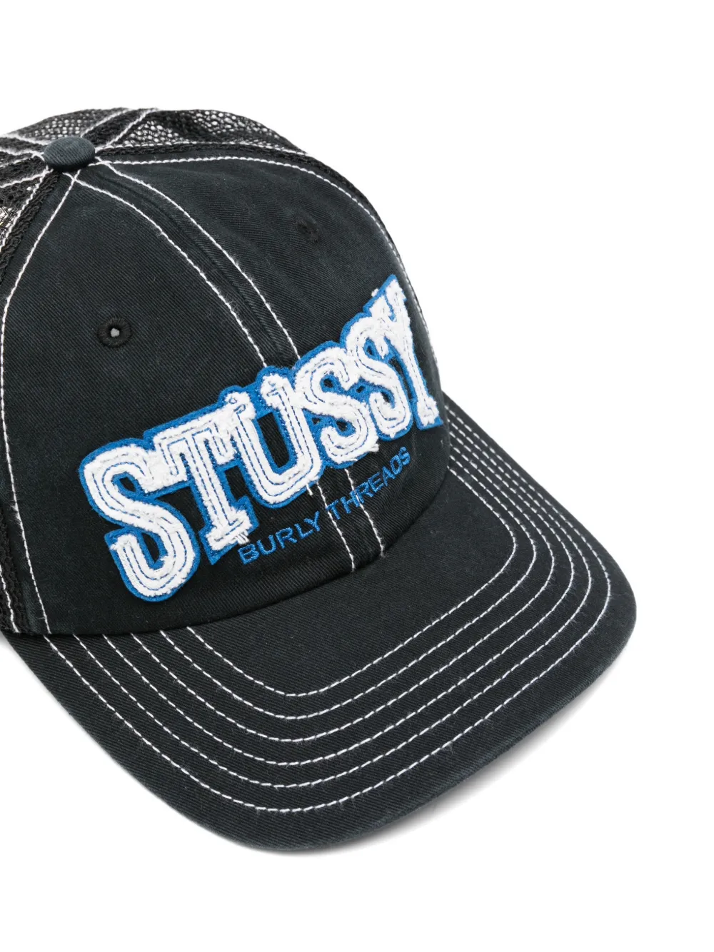  Stüssy Contrast-stitching Cap - Black 