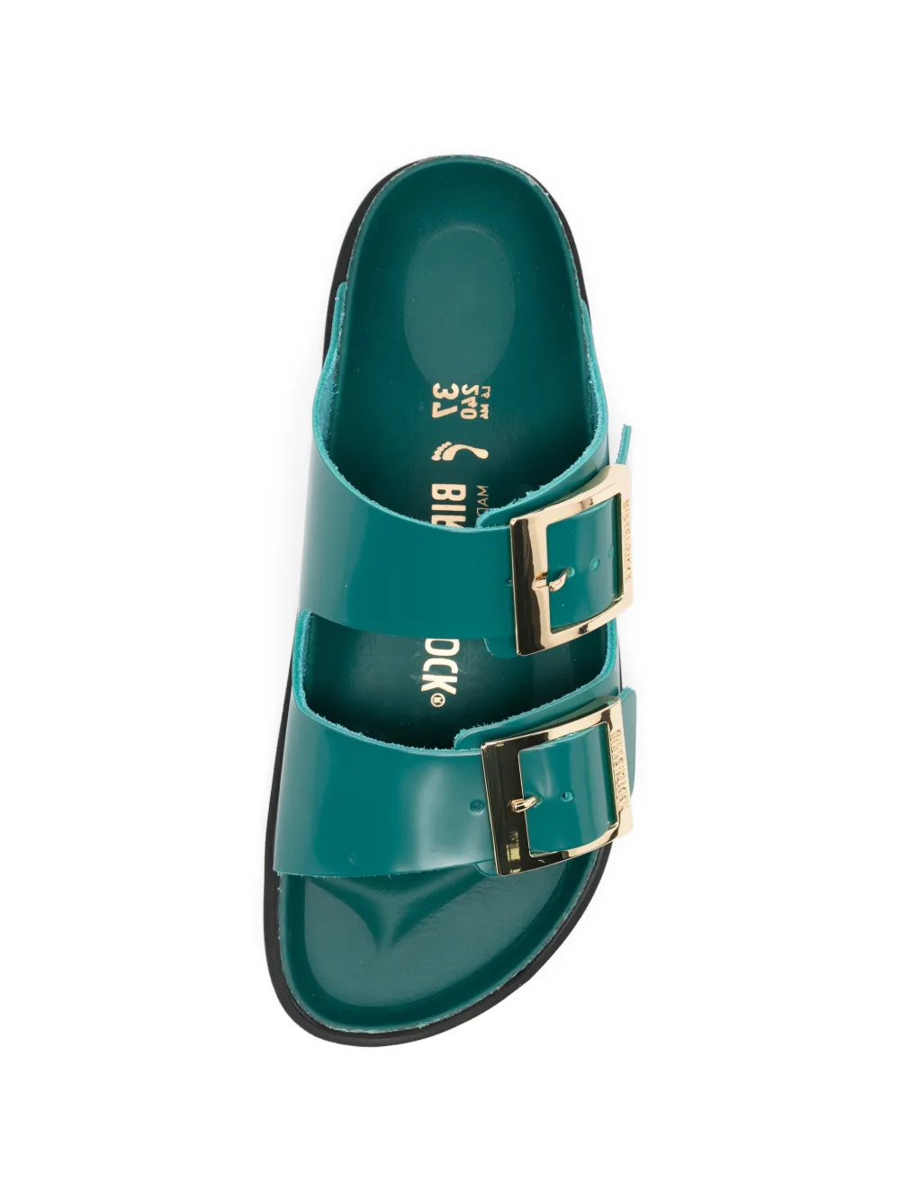 Birkenstock Arizona sandalen met gesp Groen