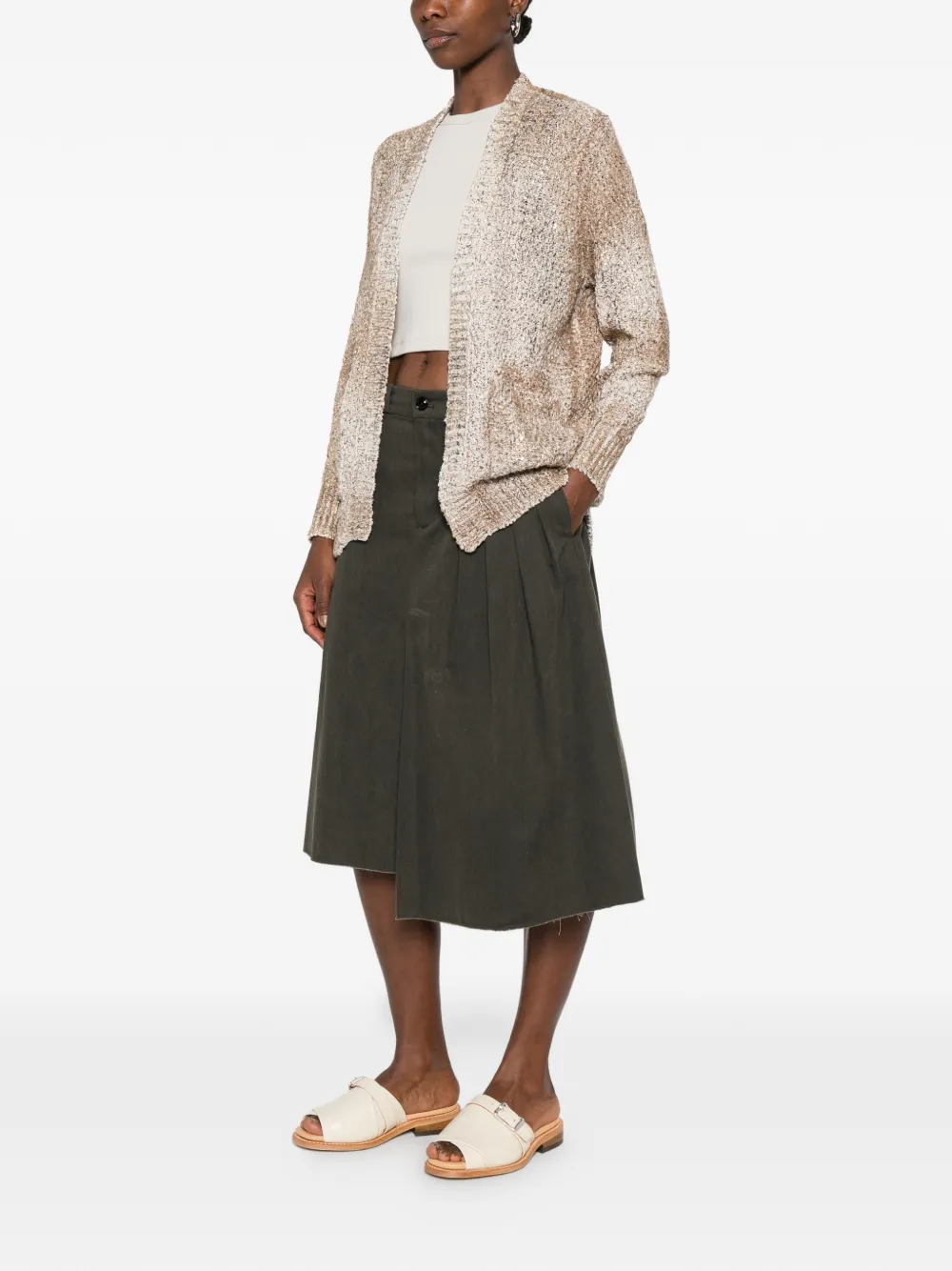  Avant Toi Patch-pocket Cardigan - Neutrals 