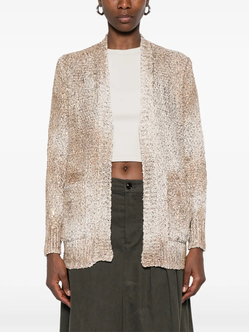 Avant Toi Patch-pocket Cardigan - Neutrals 