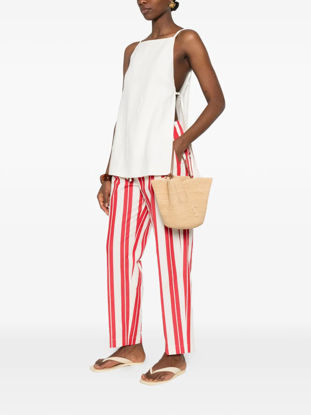 Forte Broek met trekkoord Rood