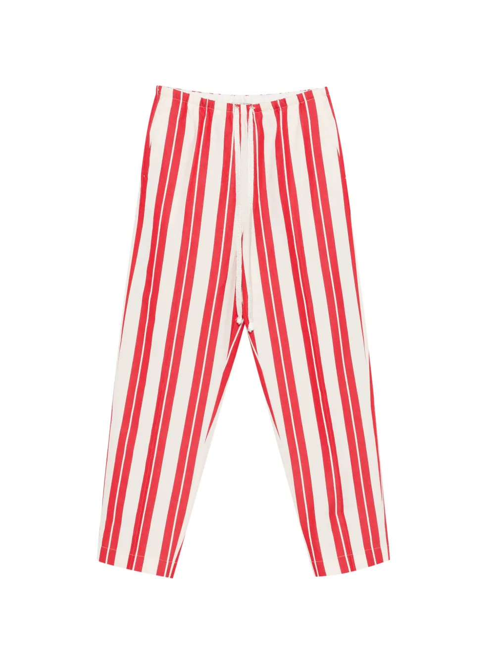 Forte Forte striped drawstring-fastening trousers - Rosso
