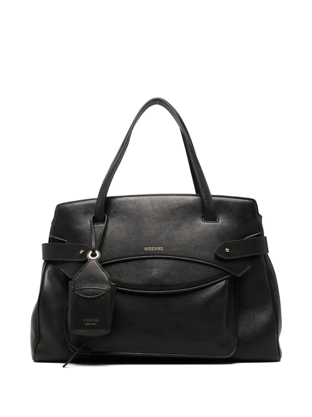 HIDESINS leather tote bag - Nero