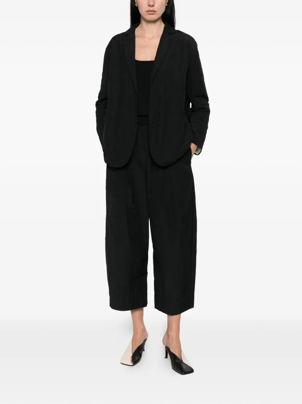 Apuntob Front-pocket Blazer - Black 