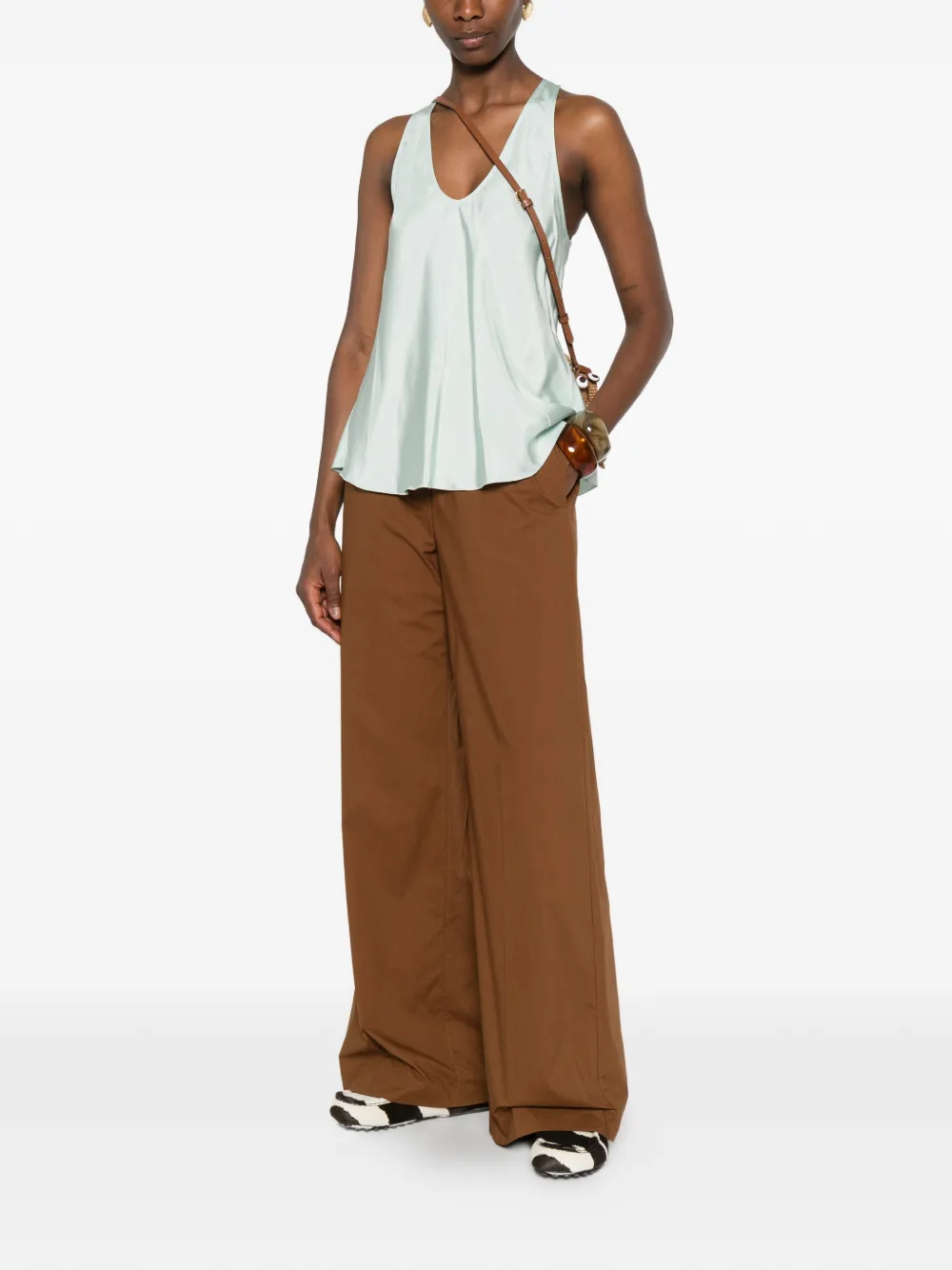  Forte Forte V-neck Top - Green 