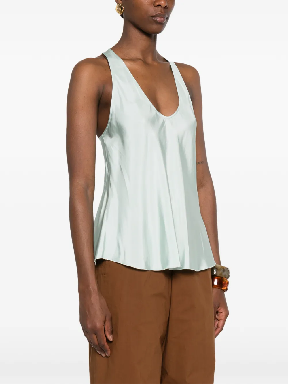  Forte Forte V-neck Top - Green 