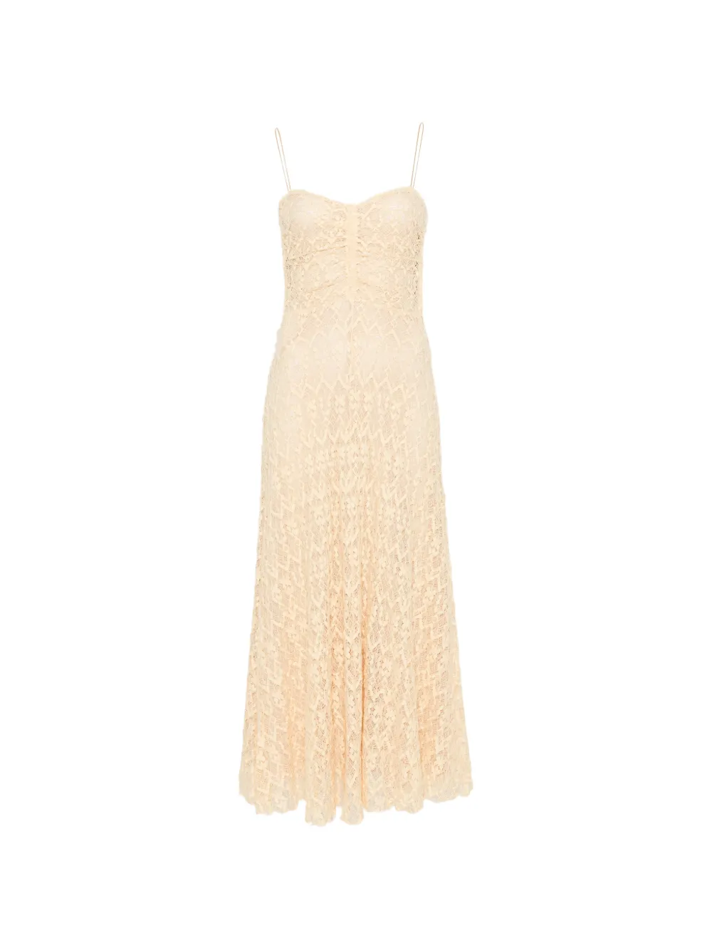 Forte Forte lace midi dress - Yellow