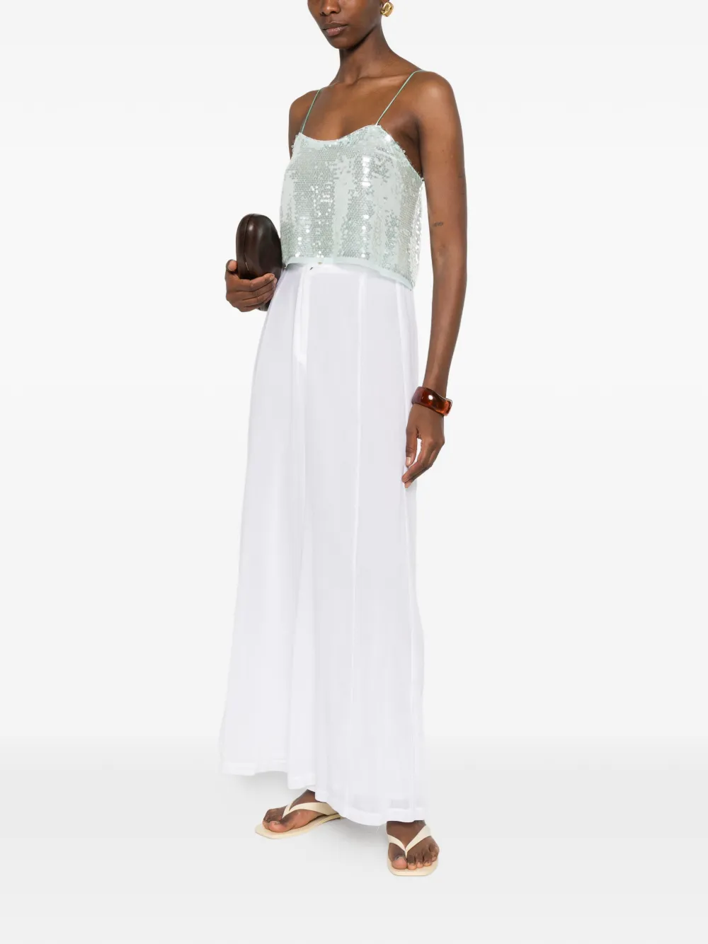  Forte Forte Sequin-embellished Blouse - Green 