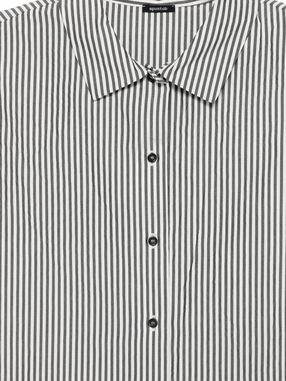  Apuntob Striped Shirt - White 