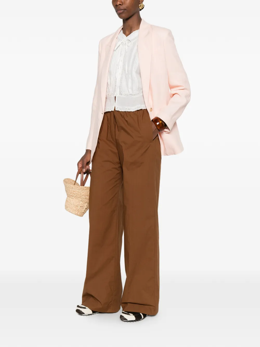  Forte Forte Blazer Con Botones - Rosa 