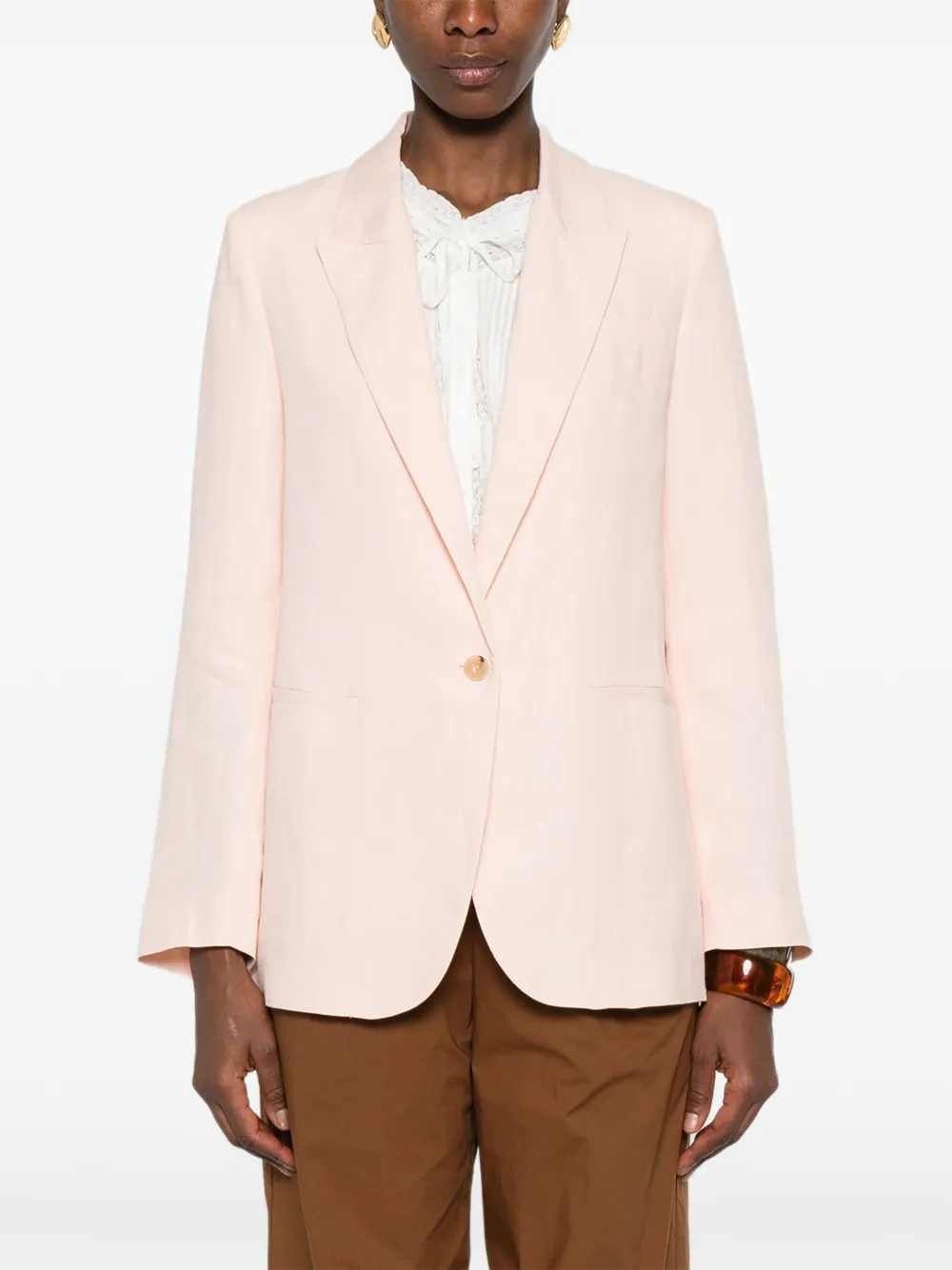  Forte Forte Blazer Con Botones - Rosa 