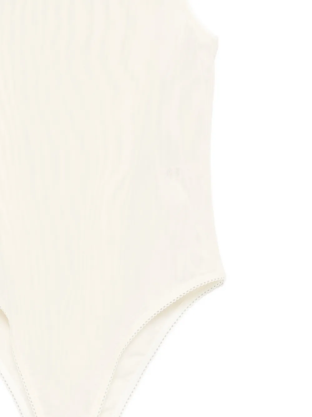  Forte Forte Scalloped-trim Top - Neutrals 