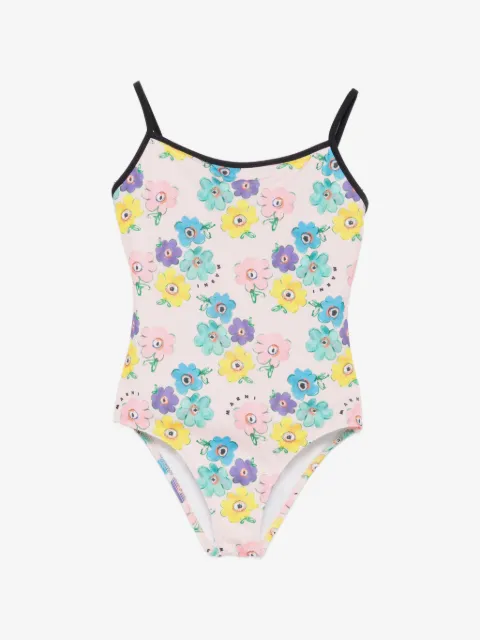 Marni Kids floral-print swimsuit
