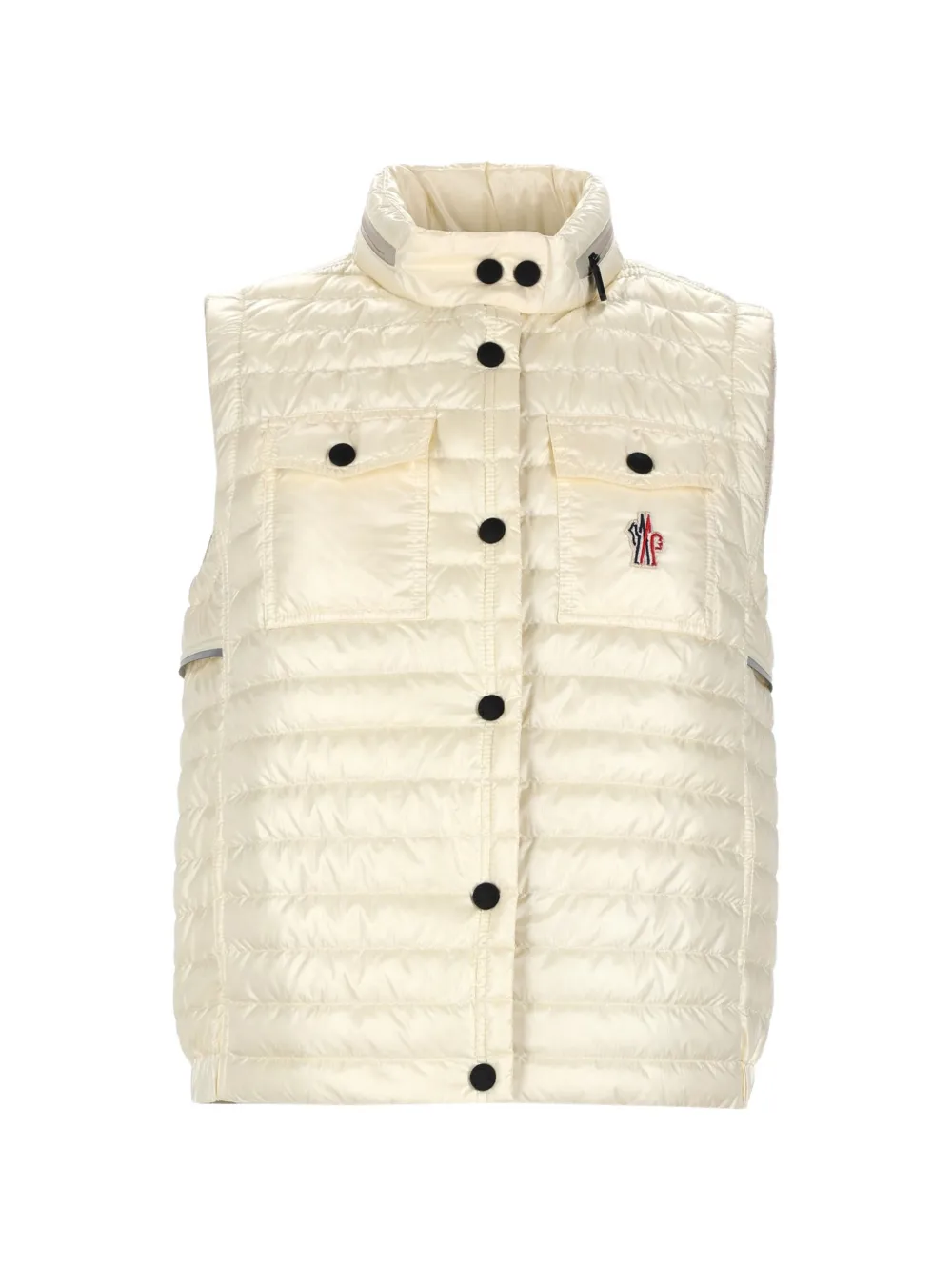 Moncler Gumiane quilted logo-patch gilet