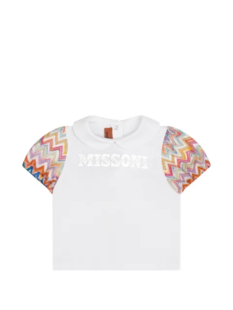 Missoni Kids logo-print polo shirt