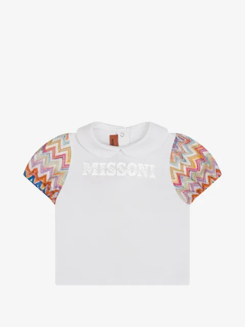 Missoni Kids logo-print top