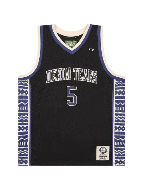 Denim Tears Game number-appliqué tank