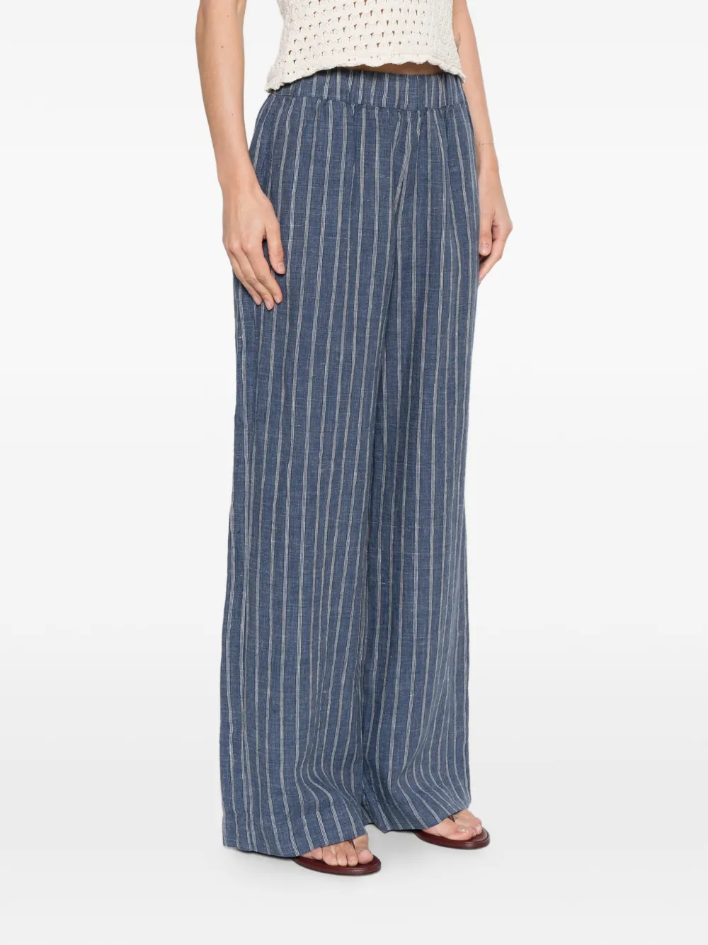 JcSophie Gestreepte broek Blauw