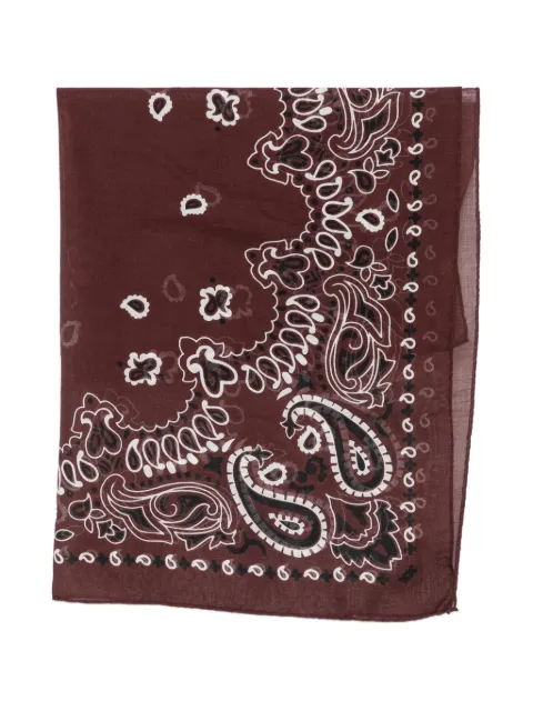 Destin paisley-printed scarf