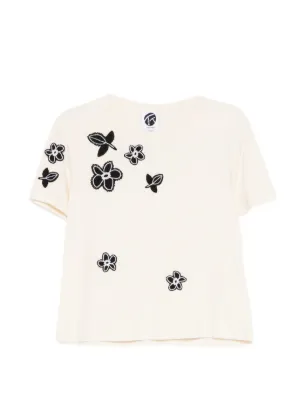 YANYAN KNITS Camiseta YY | Neutro | FARFETCH BR