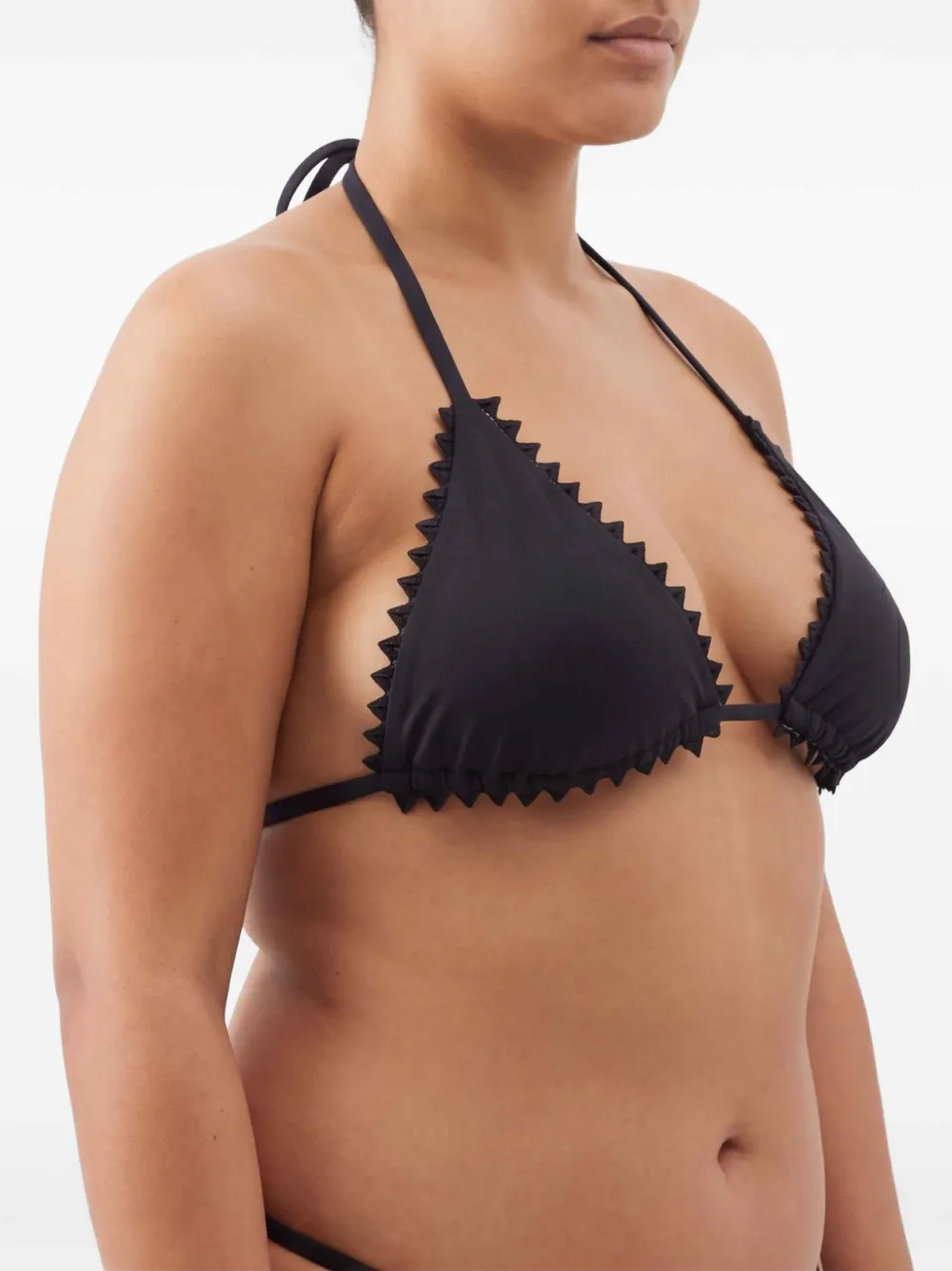 Jacquemus Le Picot bikinitop Zwart