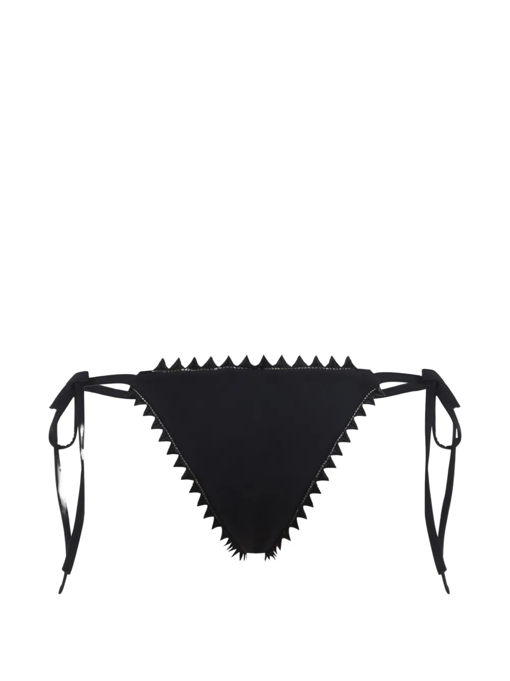 Jacquemus Le Bas De Maillot Picot bikini bikinislip Zwart