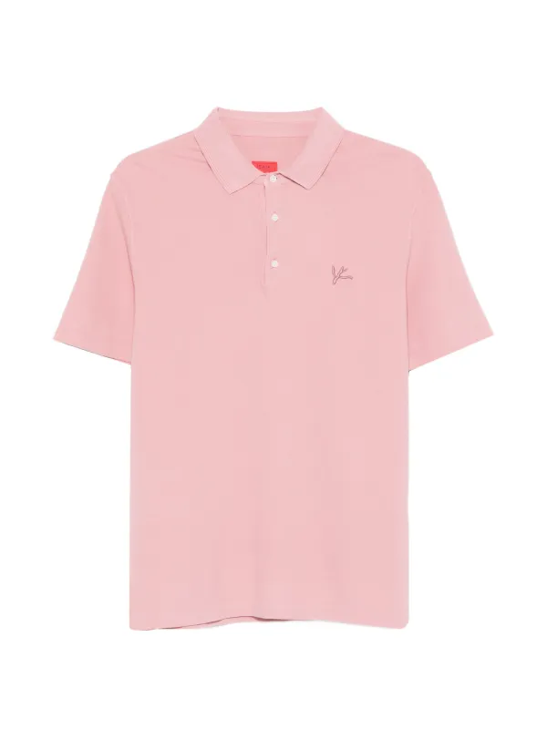 Isaia ショートスリーブ ポロシャツ | ピンク | FARFETCH JP