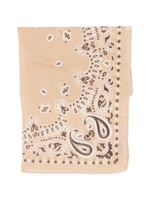 Destin paisley-print scarf