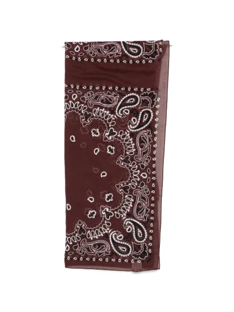 Destin paisley-print scarf