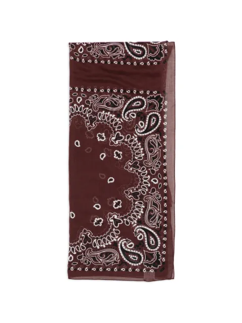 Destin paisley-print scarf