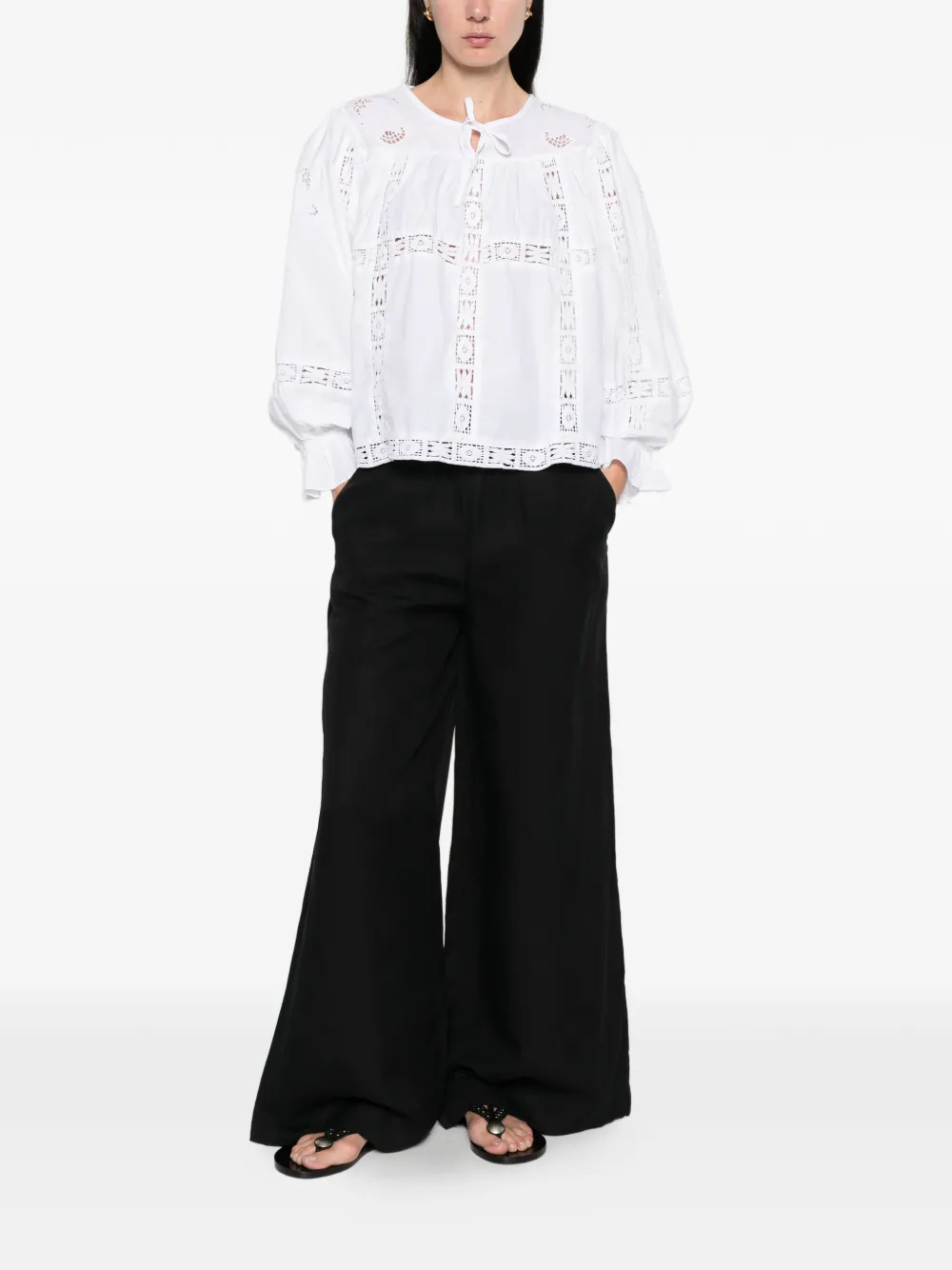  Jcsophie Elasticated Palazzo Pants - Black 