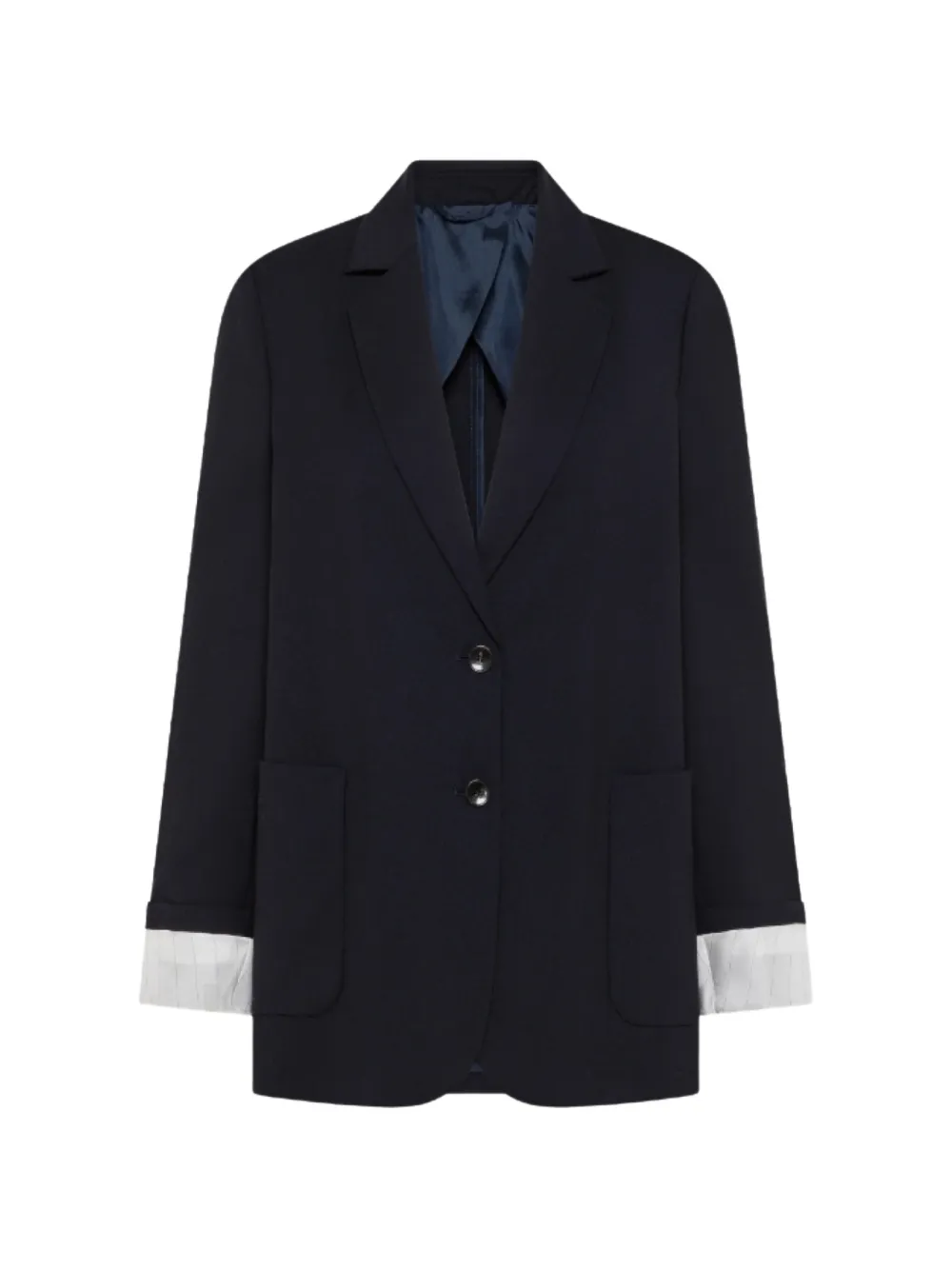 Seventy pocket cuffed blazer - Blu
