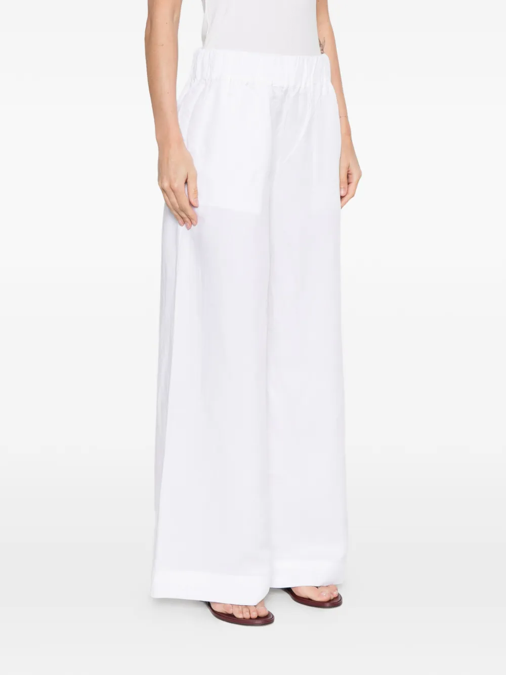  Jcsophie Elasticated Trousers - White 