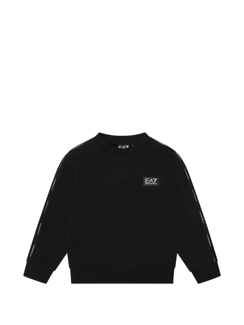 Emporio Armani Kids logo patch sweatshirt - Nero