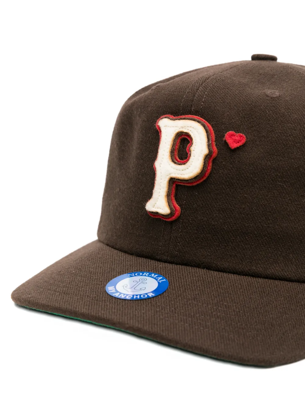  Paly Hollywood P-patch Baseball Cap - Brown 