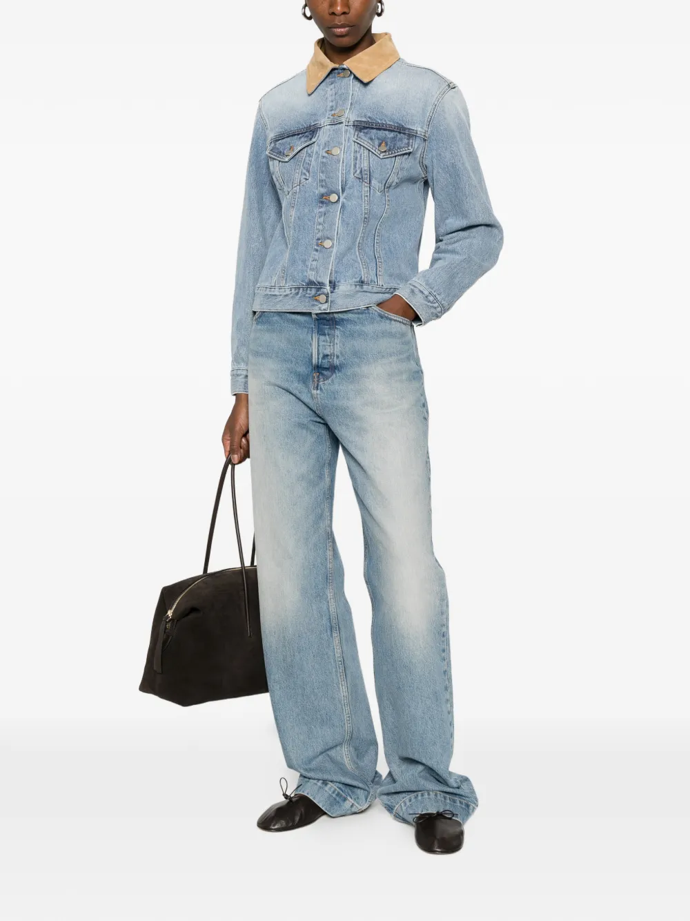  Róhe Collar Pocket Jacket - Blue 