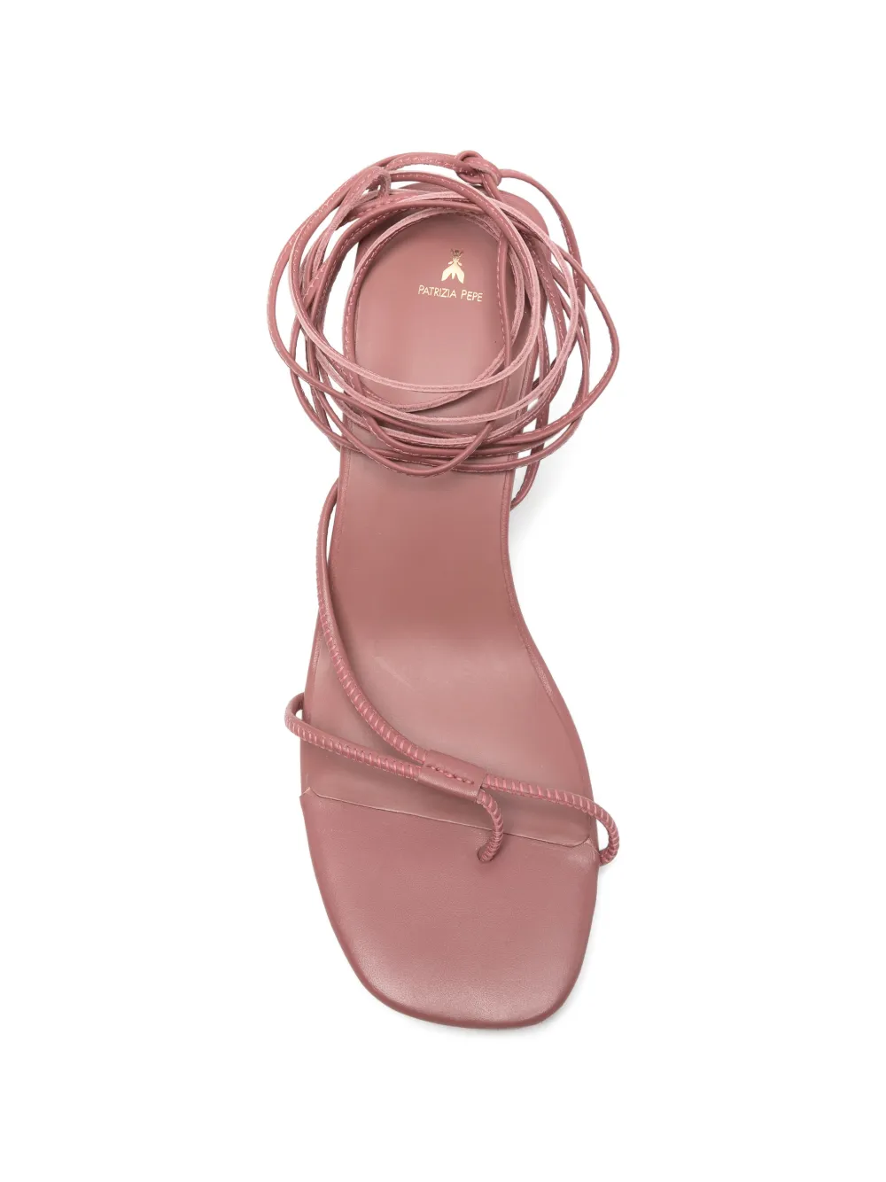 Patrizia Pepe leather sandals Roze