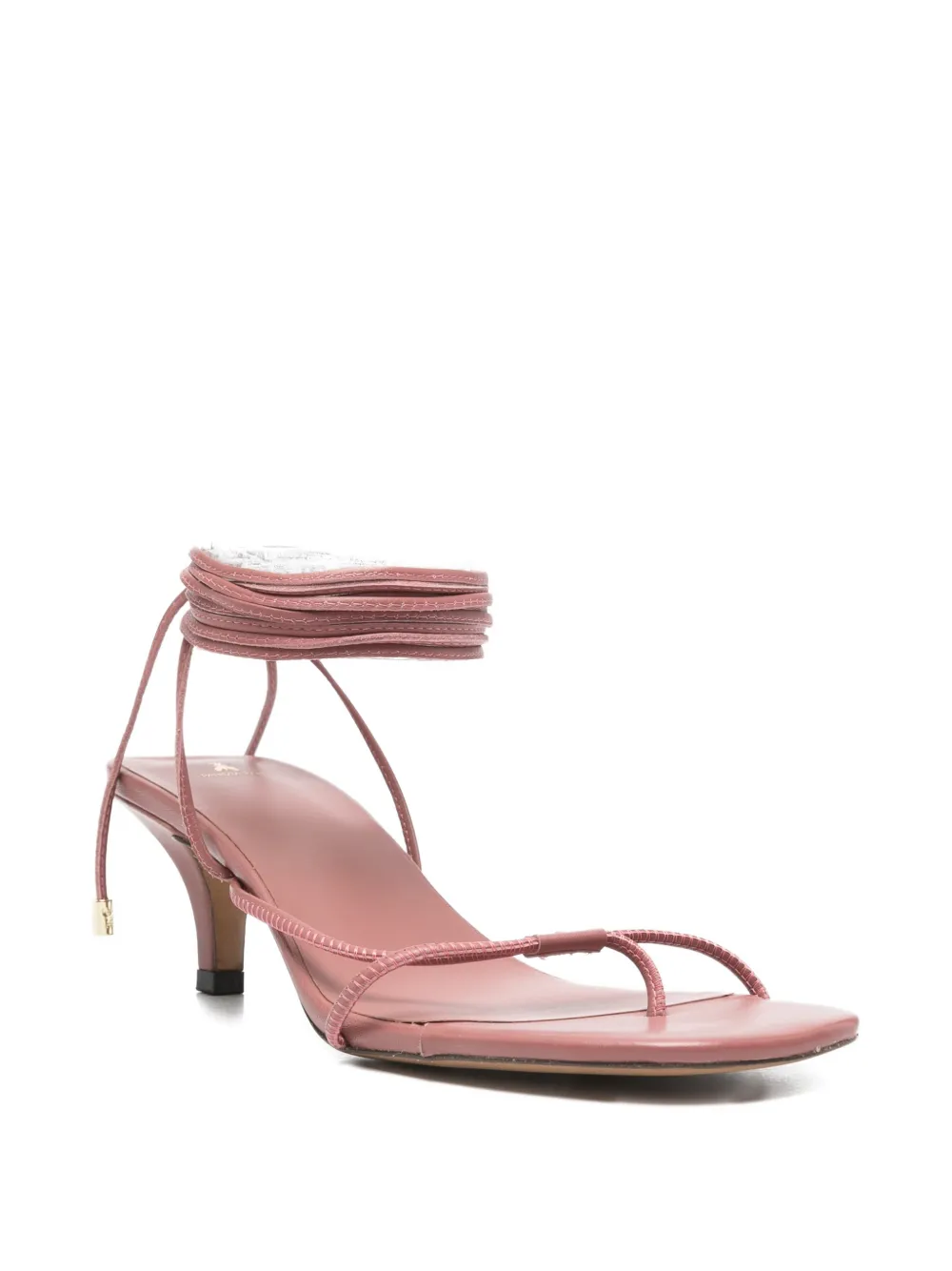 Patrizia Pepe leather sandals Roze