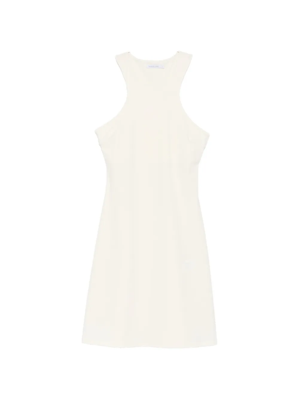 Patrizia Pepe crew neck sleeveless mini dress - Nude