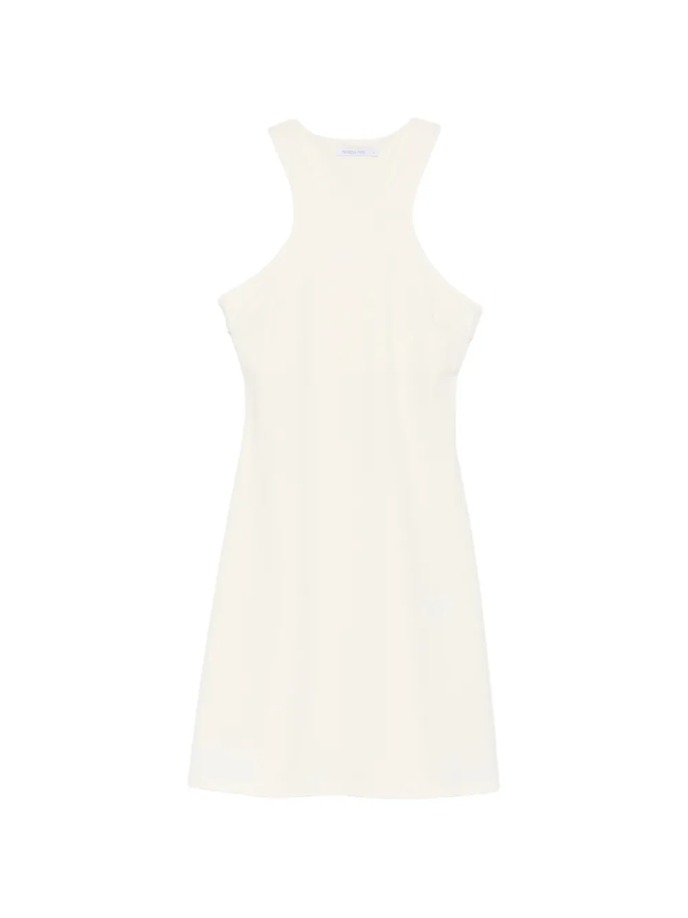 Patrizia Pepe crew neck sleeveless mini dress - Toni neutri