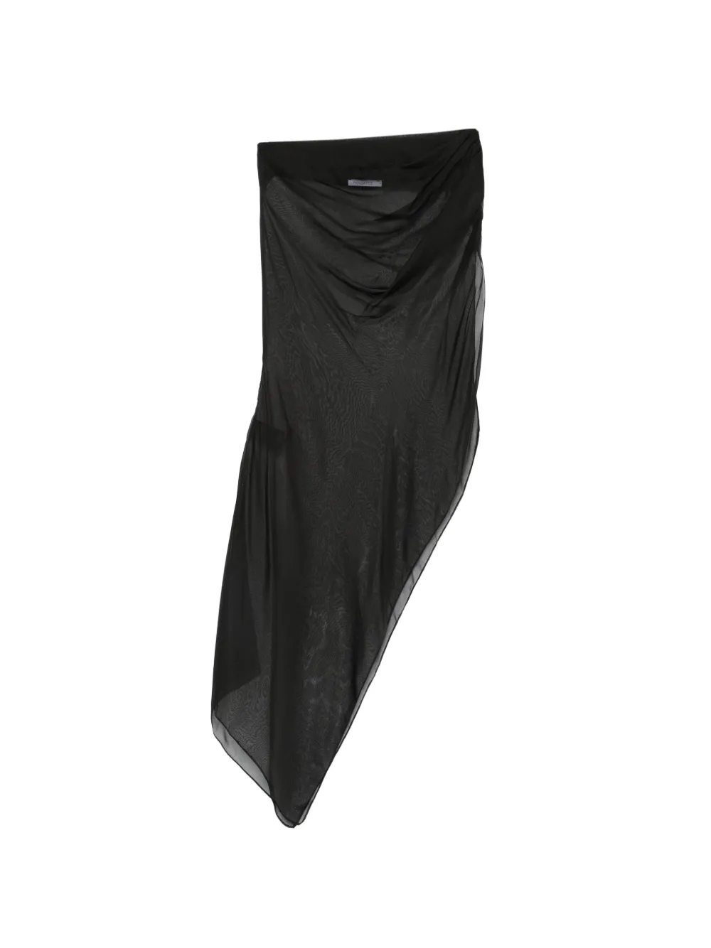 Patrizia Pepe asymmetric draped pareo - Nero