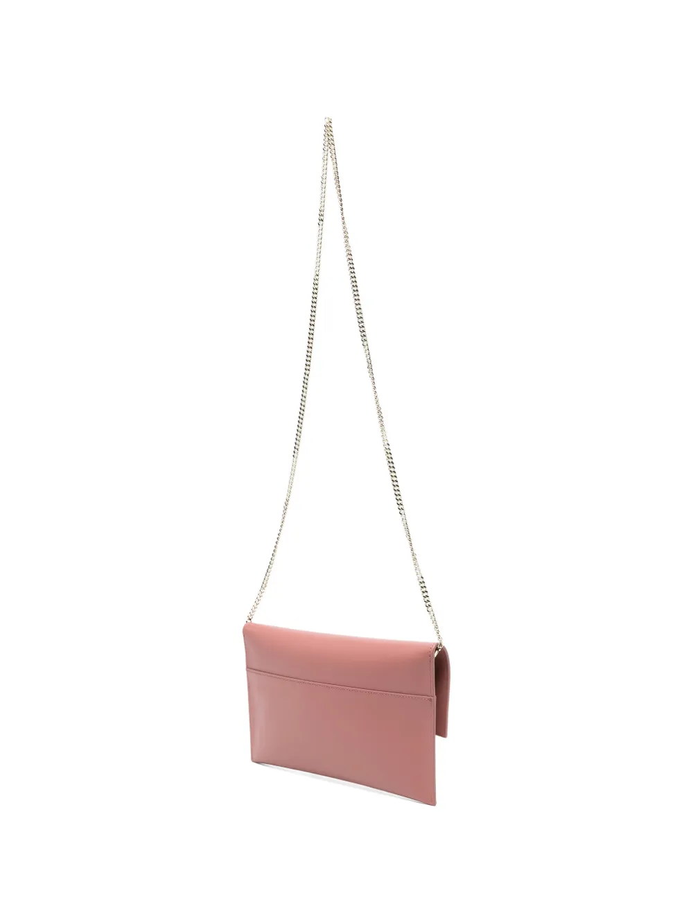 Patrizia Pepe Clutch met logoplakkaat Roze
