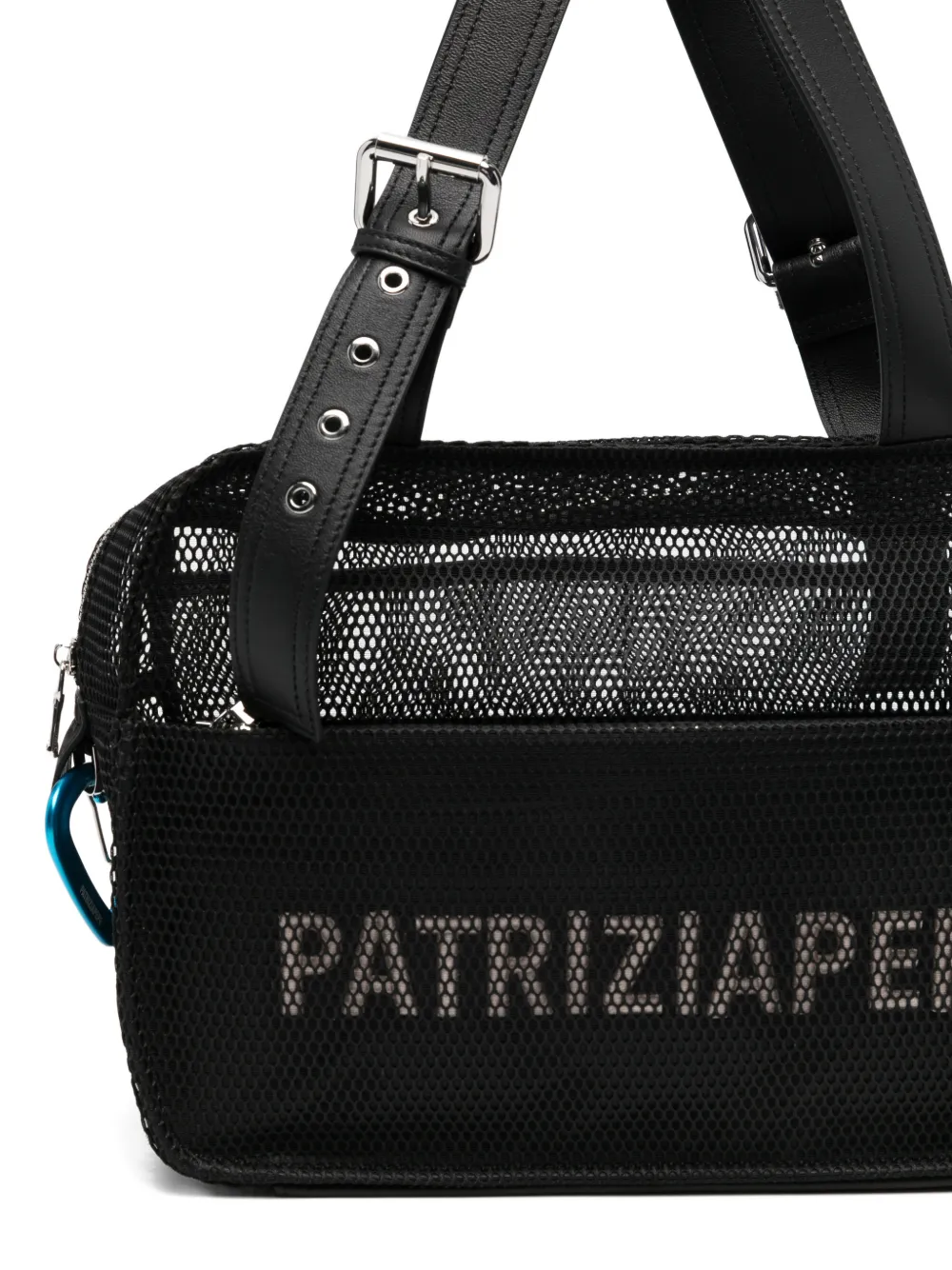 Patrizia Pepe Mesh schoudertas Zwart