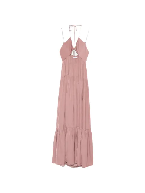 Patrizia Pepe cut-out detail maxi dress