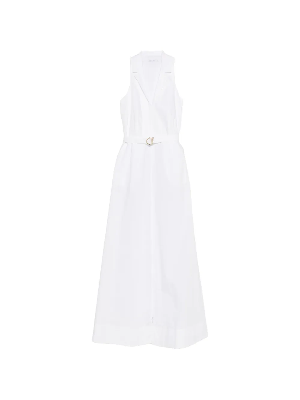 Patrizia Pepe belted maxi dress - Bianco
