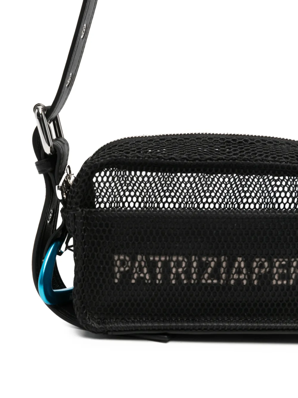 Patrizia Pepe Mesh schoudertas Zwart