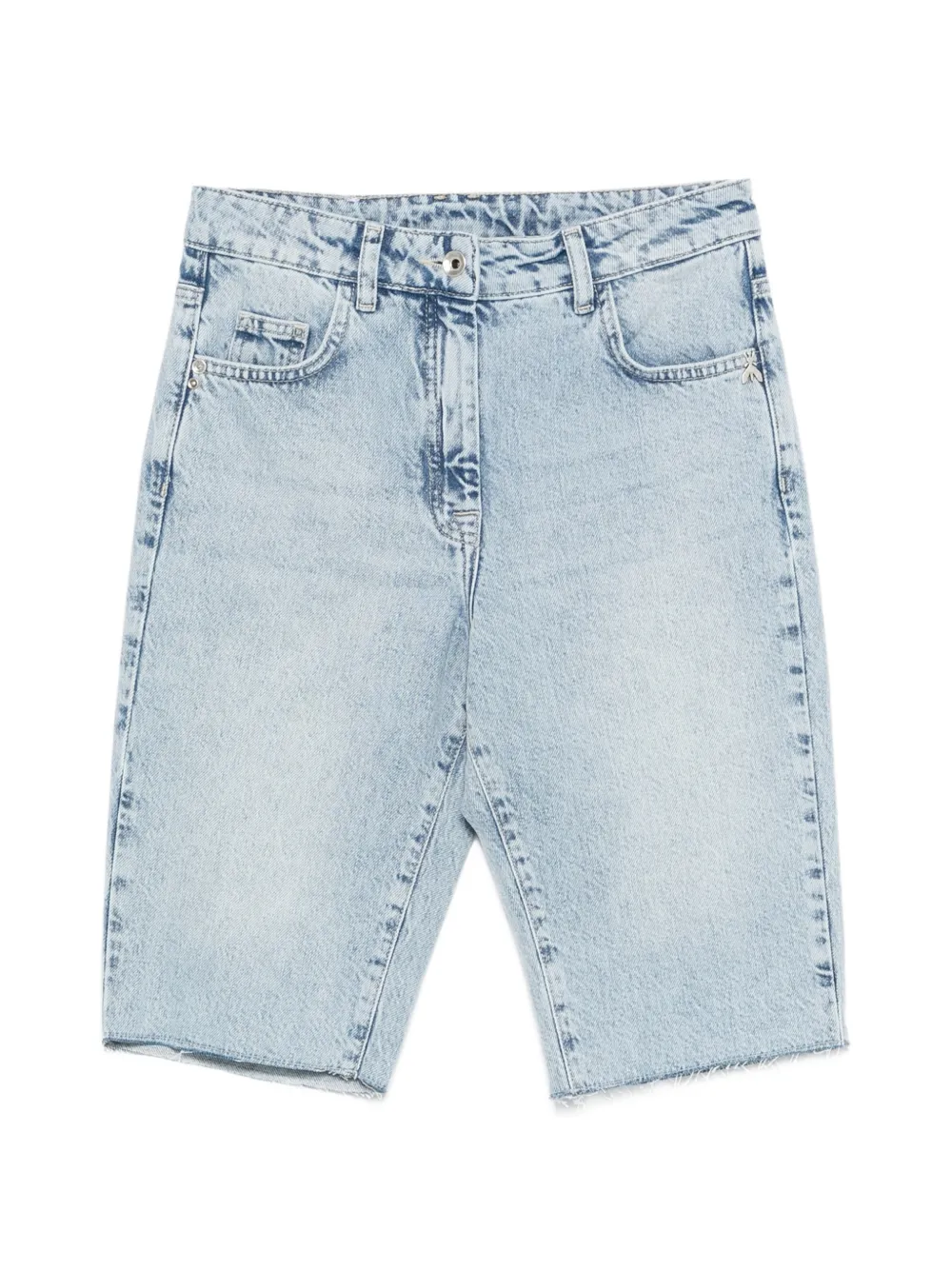 Patrizia Pepe denim bermuda shorts - Blu