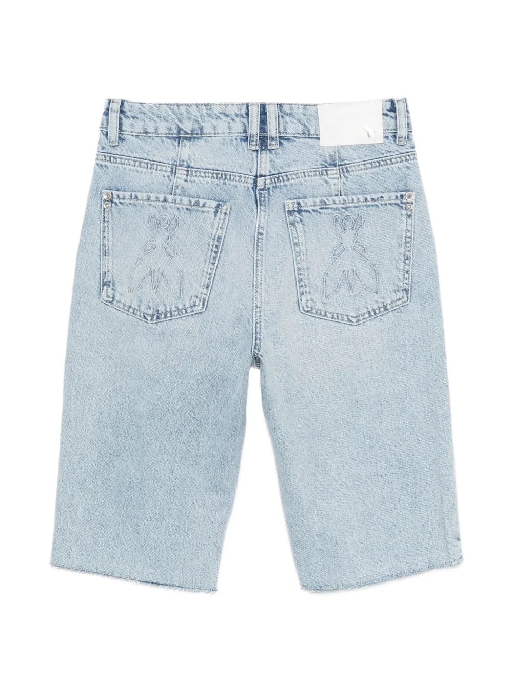 Patrizia Pepe Denim bermuda shorts Blauw