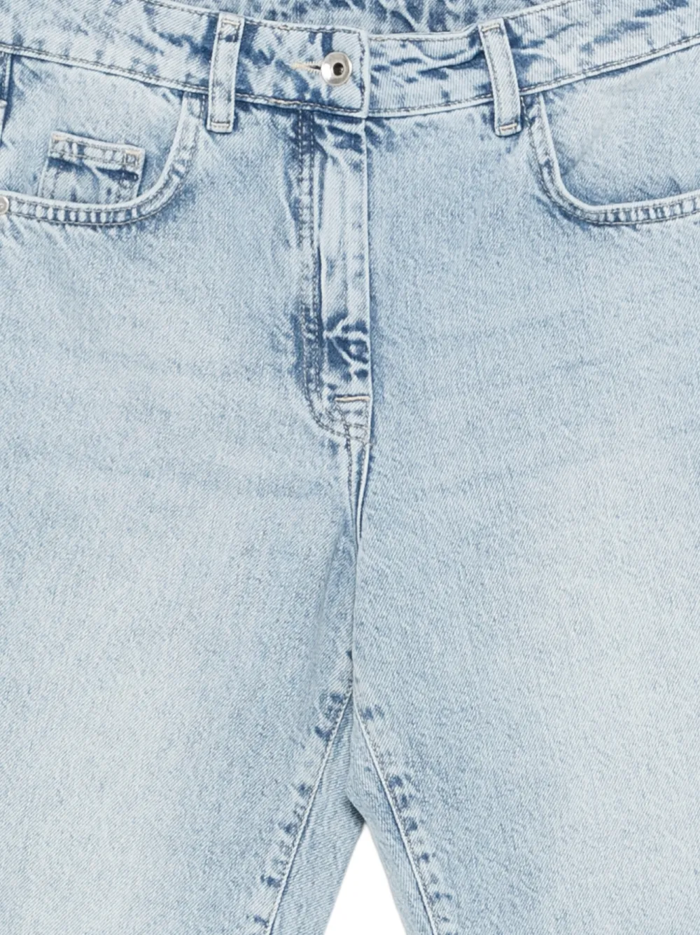 Patrizia Pepe Denim bermuda shorts Blauw